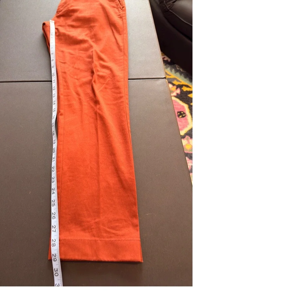 J.Crew Slim Fit Flex Chino Pant Men's Rust Orange Work Office Career 32 x‎ 30